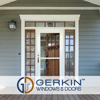 Gerkin Storm Doors are available at Windows Plus of West Fargo.