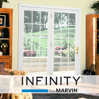 Infinity Patio Doors are available at Windows Plus in West Fargo.